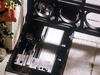 Puerta abatible con subterraneo