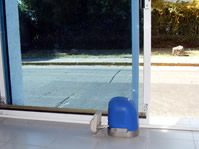 Puerta corrediza con cremallera