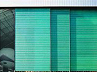 Puerta telescópica uso rudo