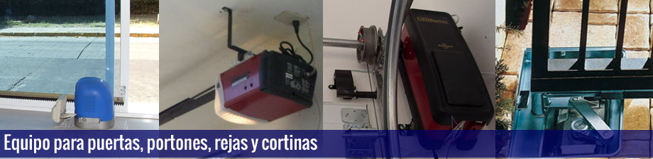 Equipo para automatizar puertas, portones eléctricos y rejas